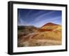 Painted Hills of John Day Fossil Beds, Oregon, USA-Gavriel Jecan-Framed Photographic Print