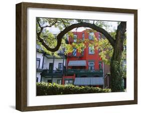Painted House, Brooklyn, New York, United States of America (U.S.A.), North America-Jean Brooks-Framed Photographic Print