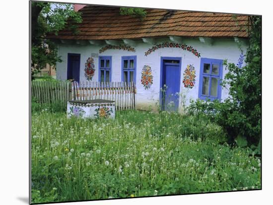 Painted House, Zalipie, Little Poland, Poland-Bruno Morandi-Mounted Photographic Print
