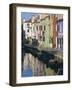 Painted Houses, Burano, Venice, Veneto, Italy, Europe-Lee Frost-Framed Photographic Print