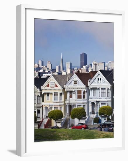 Painted Ladies Alamo Square, San Francisco, California, Usa-Rob Tilley-Framed Photographic Print