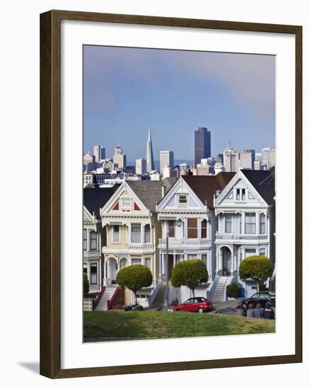 Painted Ladies Alamo Square, San Francisco, California, Usa-Rob Tilley-Framed Photographic Print