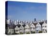 Painted Ladies Alamo Square, San Francisco, California, Usa-Rob Tilley-Stretched Canvas