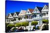 Painted Ladies - Alamo Square - San Francisco - Californie - United States-Philippe Hugonnard-Stretched Canvas