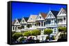 Painted Ladies - Alamo Square - San Francisco - Californie - United States-Philippe Hugonnard-Framed Stretched Canvas