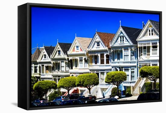 Painted Ladies - Alamo Square - San Francisco - Californie - United States-Philippe Hugonnard-Framed Stretched Canvas