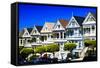 Painted Ladies - Alamo Square - San Francisco - Californie - United States-Philippe Hugonnard-Framed Stretched Canvas