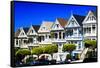 Painted Ladies - Alamo Square - San Francisco - Californie - United States-Philippe Hugonnard-Framed Stretched Canvas