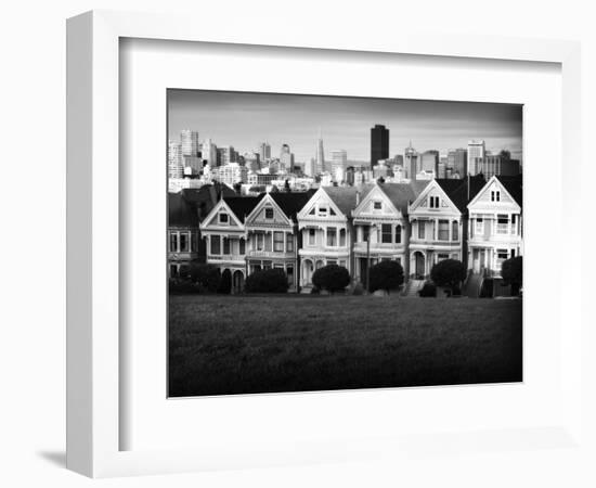 Painted Ladies Mono-John Gusky-Framed Photographic Print