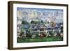 Painted Ladies-Mark Lague-Framed Art Print