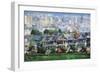 Painted Ladies-Mark Lague-Framed Art Print