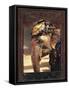 Painted Lady with Frame-Michael Jackson-Framed Stretched Canvas