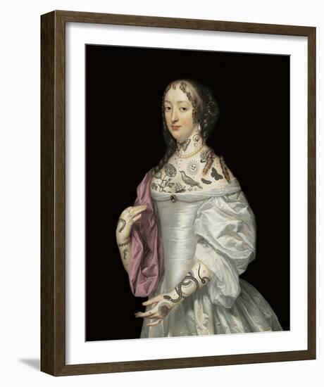 Painted Lady-Eccentric Accents-Framed Giclee Print