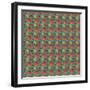 Painted Leaves Repeat-Leslie Wing-Framed Giclee Print