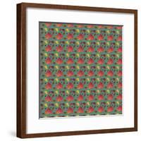 Painted Leaves Repeat-Leslie Wing-Framed Giclee Print