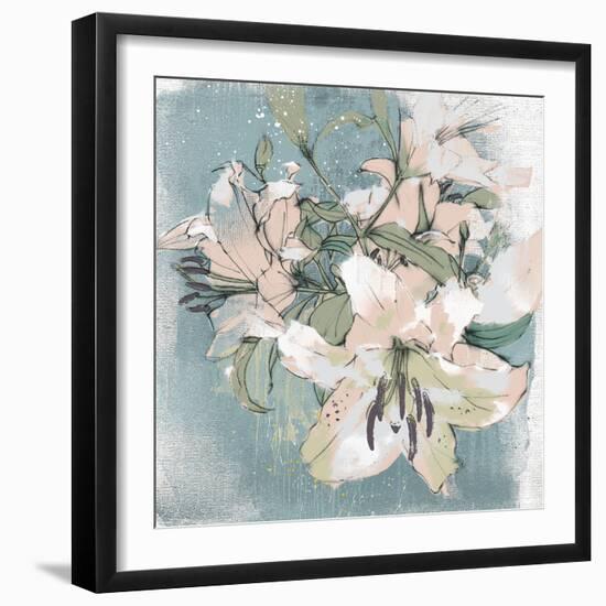 Painted Lilies I-Ken Hurd-Framed Giclee Print