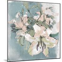 Painted Lilies I-Ken Hurd-Mounted Giclee Print