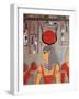 Painted Limestone Decoration in the Tomb of Horemheb-null-Framed Giclee Print