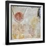 Painted Limestone Fragment of Isis Greeting Nectanebo II-null-Framed Photographic Print