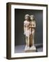 Painted Limestone Sculptural Group Portraying Raherka and Meresankh-null-Framed Giclee Print