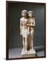 Painted Limestone Sculptural Group Portraying Raherka and Meresankh-null-Framed Giclee Print