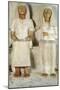 Painted Limestone Statue Group Depicting Meryre and His Wife Iniuia-null-Mounted Giclee Print