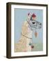 Painted Llama II-Jade Reynolds-Framed Art Print