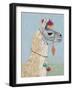 Painted Llama II-Jade Reynolds-Framed Art Print