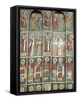 Painted Monastery of Sucevita, Moldavia, Southern Bucovina, Romania, Europe-Gary Cook-Framed Stretched Canvas