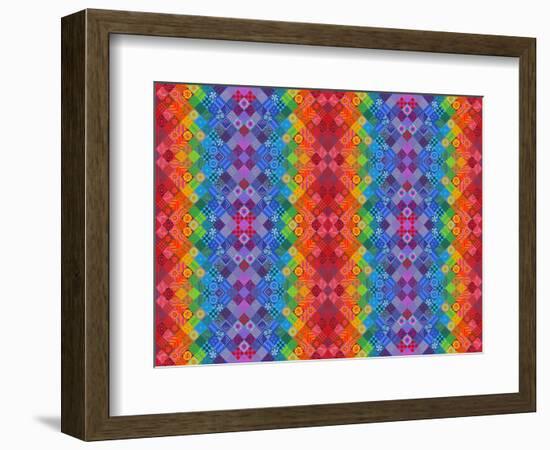 Painted Patchwork, 2013-Jane Tattersfield-Framed Giclee Print