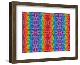 Painted Patchwork, 2013-Jane Tattersfield-Framed Giclee Print