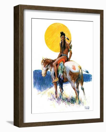 "Painted Pony,"October 24, 1931-William Henry Dethlef Koerner-Framed Giclee Print