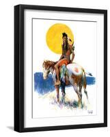 "Painted Pony,"October 24, 1931-William Henry Dethlef Koerner-Framed Giclee Print