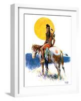 "Painted Pony,"October 24, 1931-William Henry Dethlef Koerner-Framed Giclee Print