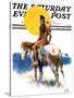"Painted Pony," Saturday Evening Post Cover, October 24, 1931-William Henry Dethlef Koerner-Stretched Canvas