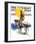 "Painted Pony," Saturday Evening Post Cover, October 24, 1931-William Henry Dethlef Koerner-Framed Premium Giclee Print