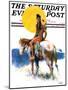 "Painted Pony," Saturday Evening Post Cover, October 24, 1931-William Henry Dethlef Koerner-Mounted Premium Giclee Print