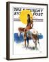 "Painted Pony," Saturday Evening Post Cover, October 24, 1931-William Henry Dethlef Koerner-Framed Giclee Print