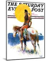 "Painted Pony," Saturday Evening Post Cover, October 24, 1931-William Henry Dethlef Koerner-Mounted Giclee Print