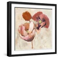 Painted Poppies-Marietta Cohen-Framed Art Print