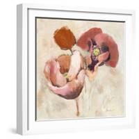 Painted Poppies-Marietta Cohen-Framed Art Print