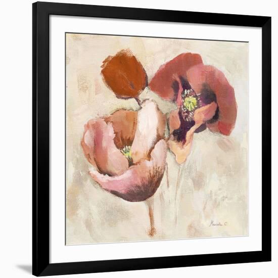 Painted Poppies-Marietta Cohen-Framed Art Print