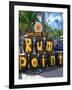 Painted Rum Barrels Rum Point Cayman Islands-George Oze-Framed Photographic Print