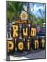 Painted Rum Barrels Rum Point Cayman Islands-George Oze-Mounted Premium Photographic Print