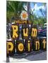 Painted Rum Barrels Rum Point Cayman Islands-George Oze-Mounted Photographic Print