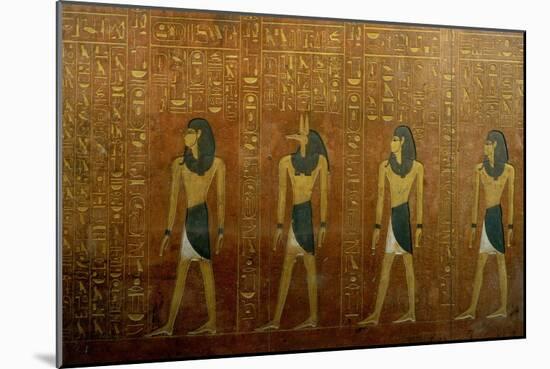 Painted Sarcophagus of Thutmosis IV-null-Mounted Giclee Print