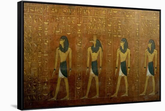 Painted Sarcophagus of Thutmosis IV-null-Framed Stretched Canvas