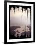 Painted Seaside II on Black-Laura Marshall-Framed Art Print