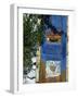 Painted Shutter, Chania Old Town, Crete, Greek Islands, Greece, Europe-Jean Brooks-Framed Photographic Print