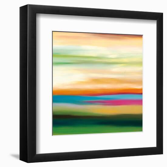 Painted Skies 3-Mary Johnston-Framed Giclee Print